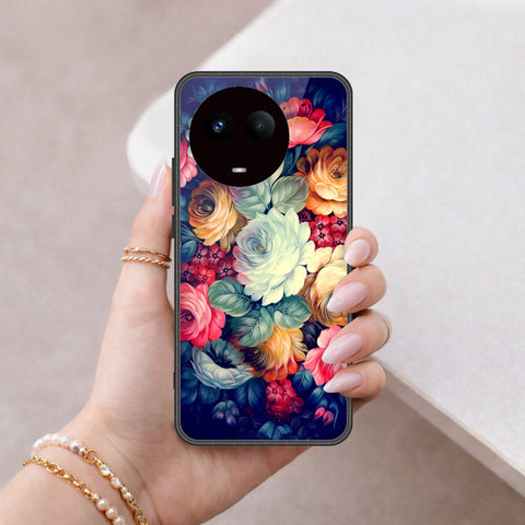 Realme 11 5G Cover - Foral Series 2 - HQ Premium Shine Durable Shatterproof Case