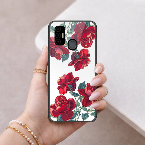 Tecno Spark 7 Cover - Foral Series 2 - HQ Premium Shine Durable Shatterproof Case