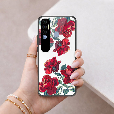 Tecno Spark 7 Pro Cover - Foral Series 2 - HQ Premium Shine Durable Shatterproof Case