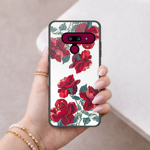LG G8 ThinQ Cover - Foral Series 2 - HQ Premium Shine Durable Shatterproof Case