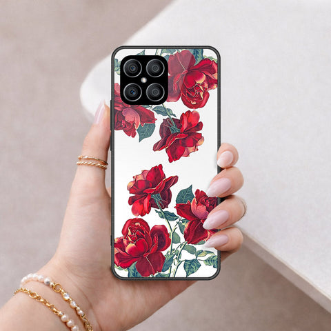 Honor X8 Cover - Foral Series 2 - HQ Premium Shine Durable Shatterproof Case
