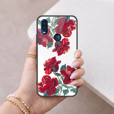 Motorola One Vision Cover - Foral Series 2 - HQ Premium Shine Durable Shatterproof Case