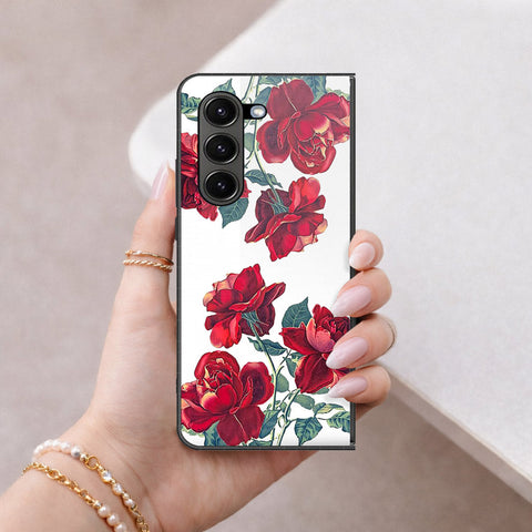 Samsung Galaxy Z Fold 6 5G Cover - Foral Series 2 - HQ Premium Shine Durable Shatterproof Case