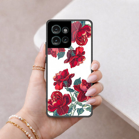 Motorola Edge 50 Cover - Foral Series 2 - HQ Premium Shine Durable Shatterproof Case