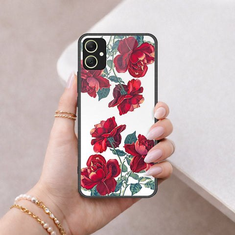 Samsung Galaxy M14 Cover - Foral Series 2 - HQ Premium Shine Durable Shatterproof Case