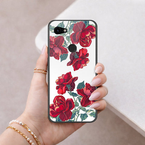 Google Pixel 3a Cover - Foral Series 2 - HQ Premium Shine Durable Shatterproof Case