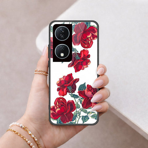 Honor X7b 5G Cover - Foral Series 2 - HQ Premium Shine Durable Shatterproof Case