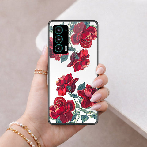 Motorola Edge 20 Cover - Foral Series 2 - HQ Premium Shine Durable Shatterproof Case