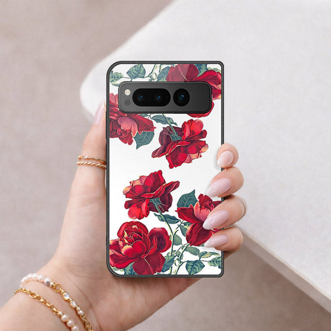 Google Pixel Fold Cover - Foral Series 2 - HQ Premium Shine Durable Shatterproof Case