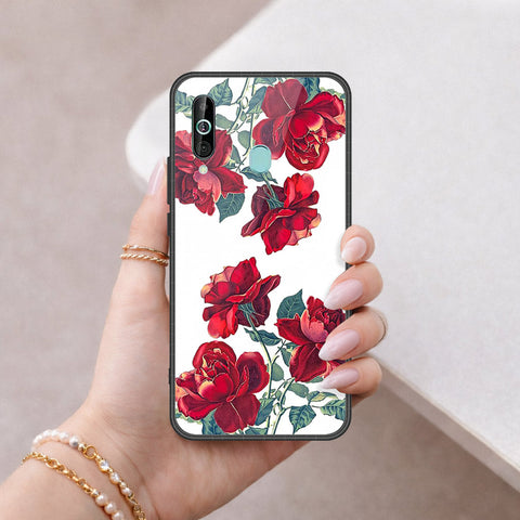 Samsung Galaxy M40 Cover - Foral Series 2 - HQ Premium Shine Durable Shatterproof Case