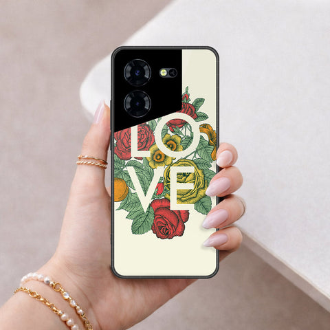 Tecno Pova 5 Cover - Foral Series 2 - HQ Premium Shine Durable Shatterproof Case
