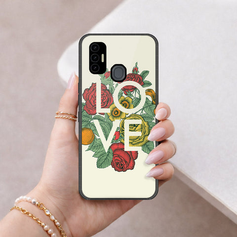 Tecno Spark 7 Cover - Foral Series 2 - HQ Premium Shine Durable Shatterproof Case