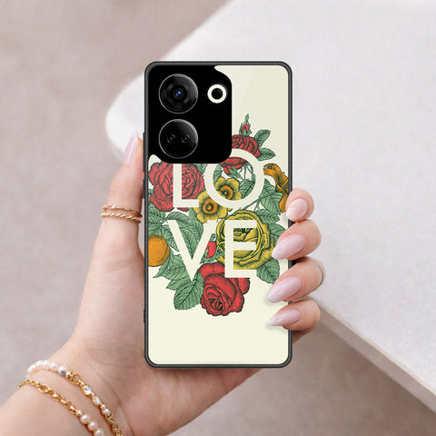 Tecno Camon 20 Pro Cover - Foral Series 2 - HQ Premium Shine Durable Shatterproof Case