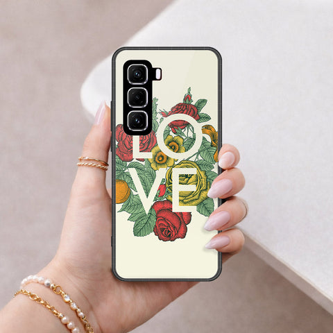 Infinix Hot 50 4G Cover - Foral Series 2 - HQ Premium Shine Durable Shatterproof Case