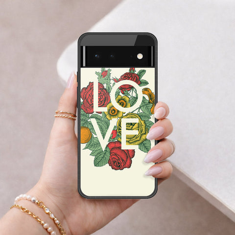 Google Pixel 6 Cover - Foral Series 2 - HQ Premium Shine Durable Shatterproof Case