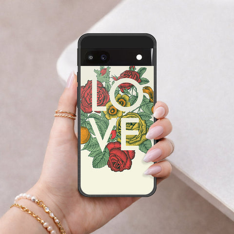 Google Pixel 6a Cover - Foral Series 2 - HQ Premium Shine Durable Shatterproof Case