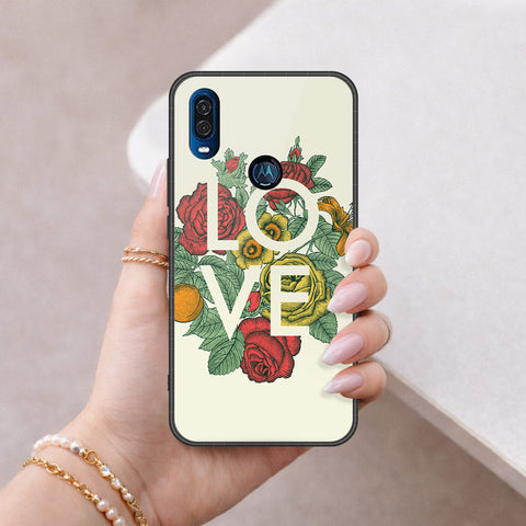 Motorola P40 Cover - Foral Series 2 - HQ Premium Shine Durable Shatterproof Case