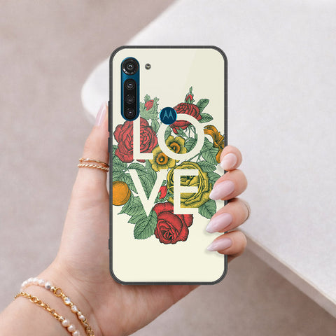 Motorola Moto G8 Power Cover - Foral Series 2 - HQ Premium Shine Durable Shatterproof Case