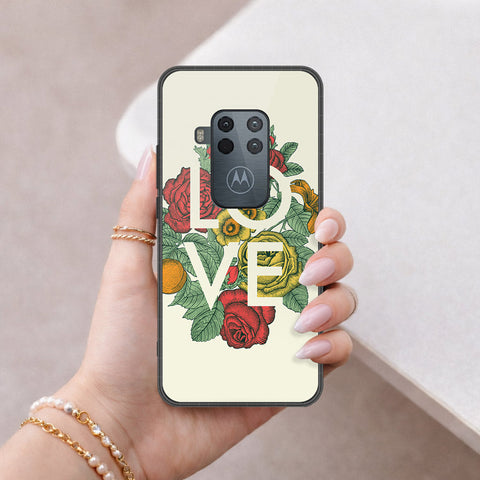 Motorola One Zoom Cover - Foral Series 2 - HQ Premium Shine Durable Shatterproof Case