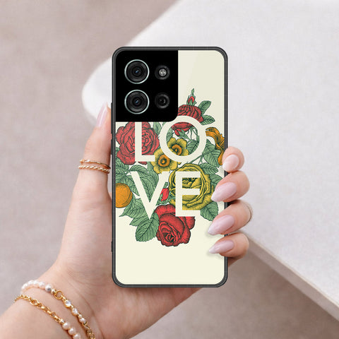 Motorola Moto G75 Cover - Foral Series 2 - HQ Premium Shine Durable Shatterproof Case