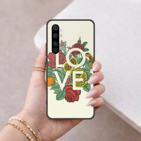 Xiaomi Mi Note 10 Lite Cover - Foral Series 2 - HQ Premium Shine Durable Shatterproof Case
