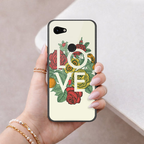Google Pixel 3a Cover - Foral Series 2 - HQ Premium Shine Durable Shatterproof Case