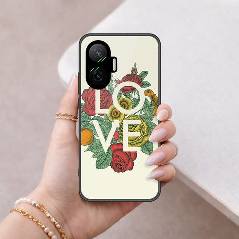 Xiaomi Poco F7 Cover - Foral Series 2 - HQ Premium Shine Durable Shatterproof Case
