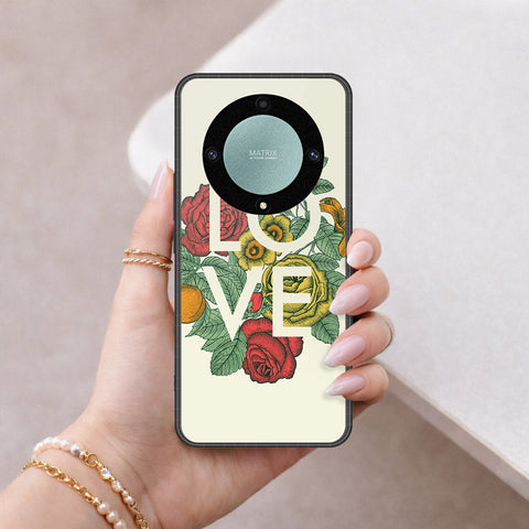 Honor Magic 5 Lite Cover - Foral Series 2 - HQ Premium Shine Durable Shatterproof Case