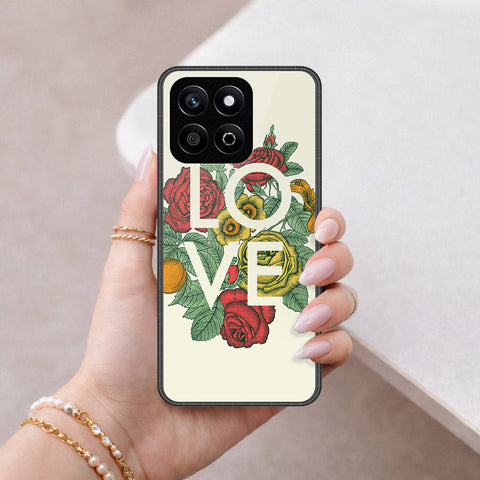 Honor X7c 5G Cover - Foral Series 2 - HQ Premium Shine Durable Shatterproof Case