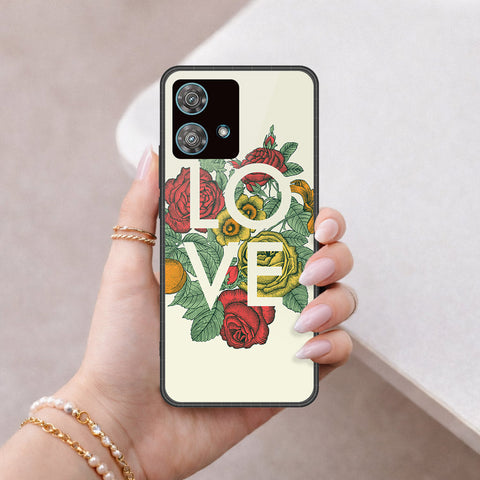 Motorola Edge 40 Neo Cover - Foral Series 2 - HQ Premium Shine Durable Shatterproof Case