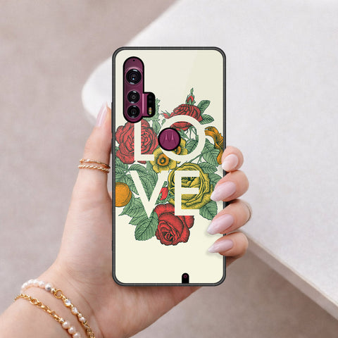 Motorola Edge Plus Cover - Foral Series 2 - HQ Premium Shine Durable Shatterproof Case