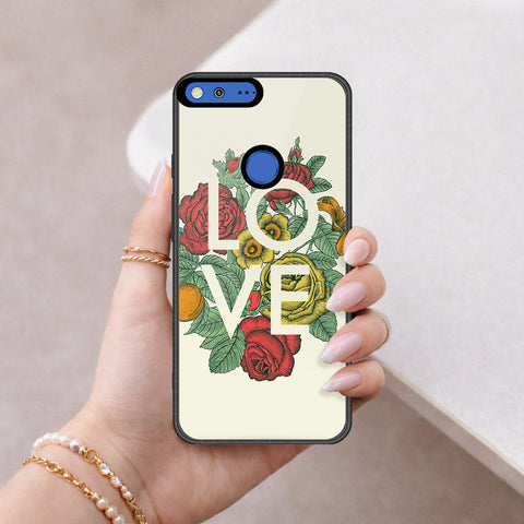 Google Pixel XL Cover - Foral Series 2 - HQ Premium Shine Durable Shatterproof Case