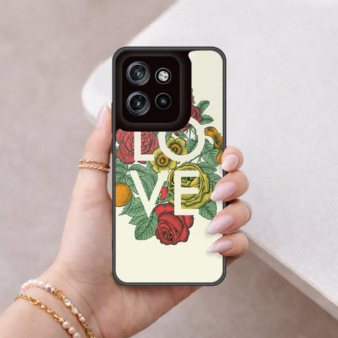 Motorola Edge 50 Neo Cover - Foral Series 2 - HQ Premium Shine Durable Shatterproof Case
