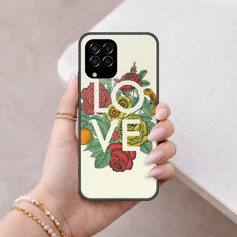 Samsung Galaxy M33 Cover - Foral Series 2 - HQ Premium Shine Durable Shatterproof Case