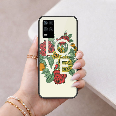 Realme V13 5G Cover - Foral Series 2 - HQ Premium Shine Durable Shatterproof Case