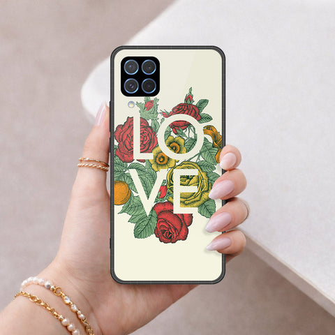 Samsung Galaxy M62 Cover - Foral Series 2 - HQ Premium Shine Durable Shatterproof Case