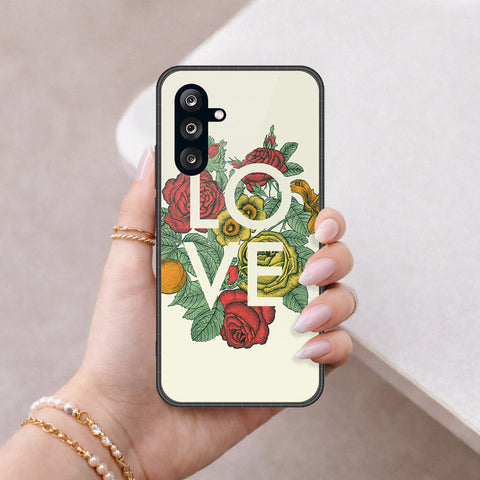 Samsung Galaxy M56 Cover - Foral Series 2 - HQ Premium Shine Durable Shatterproof Case
