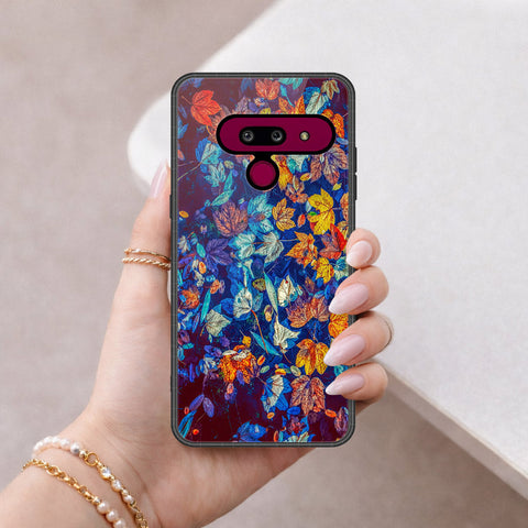 LG G8 ThinQ Cover - Foral Series 2 - HQ Premium Shine Durable Shatterproof Case