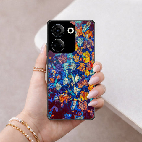 Tecno Camon 20 Cover - Foral Series 2 - HQ Premium Shine Durable Shatterproof Case