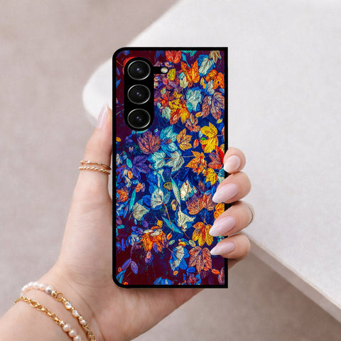 Samsung Galaxy Z Fold 5 5G Cover - Foral Series 2 - HQ Premium Shine Durable Shatterproof Case