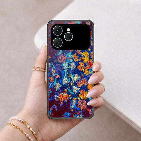 Tecno Spark 40 Cover - Foral Series 2 - HQ Premium Shine Durable Shatterproof Case