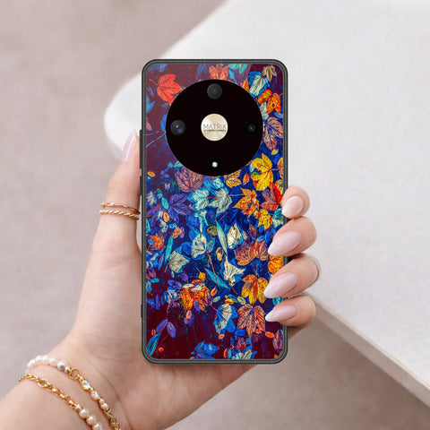 Honor X9a Cover - Foral Series 2 - HQ Premium Shine Durable Shatterproof Case
