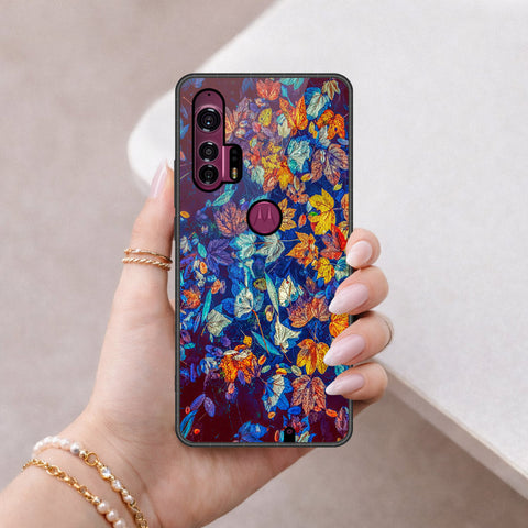 Motorola Edge Plus Cover - Foral Series 2 - HQ Premium Shine Durable Shatterproof Case