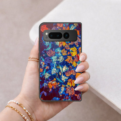 Google Pixel Fold Cover - Foral Series 2 - HQ Premium Shine Durable Shatterproof Case