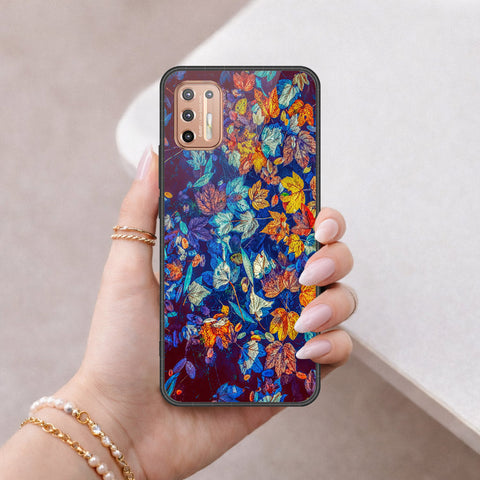 Motorola Moto G9 Plus Cover - Foral Series 2 - HQ Premium Shine Durable Shatterproof Case
