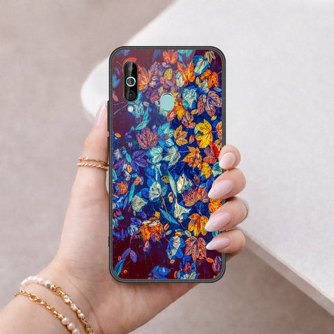 Samsung Galaxy M40 Cover - Foral Series 2 - HQ Premium Shine Durable Shatterproof Case