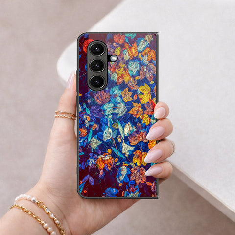 Samsung Galaxy Z Fold 8 Cover - Foral Series 2 - HQ Premium Shine Durable Shatterproof Case