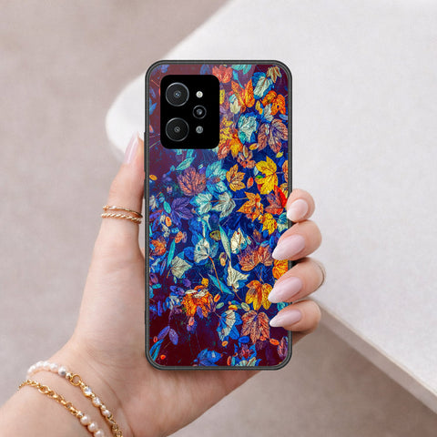 Realme C31 Cover - Foral Series 2 - HQ Premium Shine Durable Shatterproof Case