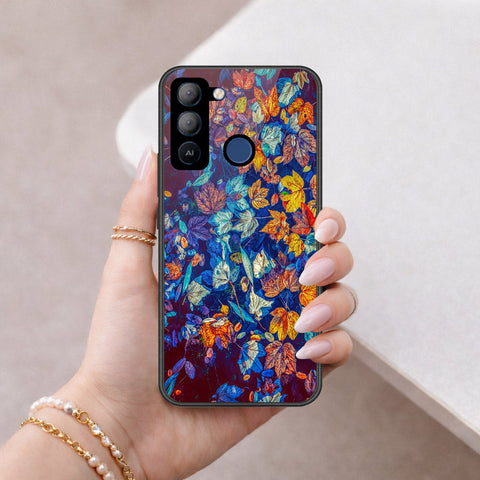Tecno Pop 5 LTE Cover - Foral Series 2 - HQ Premium Shine Durable Shatterproof Case