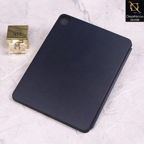 iPad Pro (5th gen) 12.9-inch (2021) Cover - Blue - PU Leather Smart Book Foldable Case